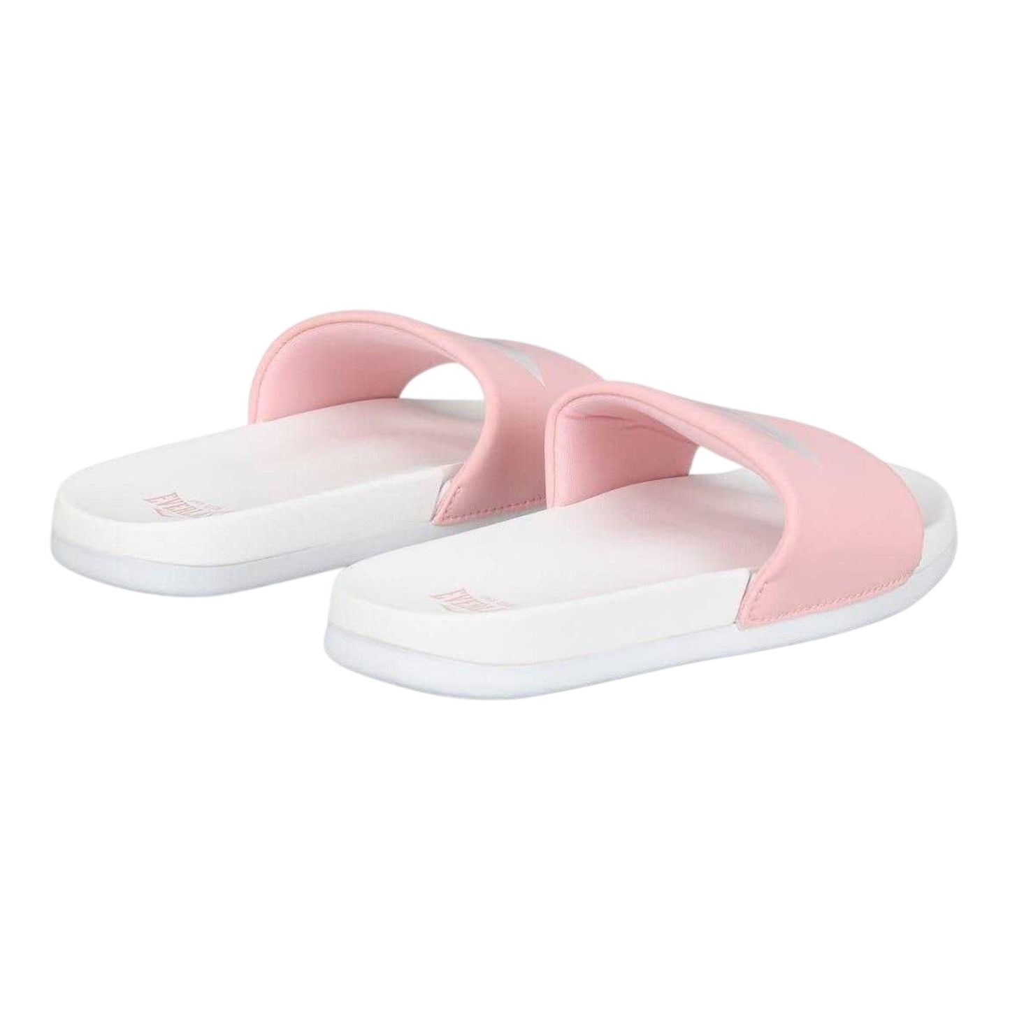 White-Pink - Back - Everlast Womens-Ladies Logo Sliders
