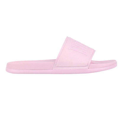 Baby Pink - Front - Everlast Womens-Ladies Logo Sliders