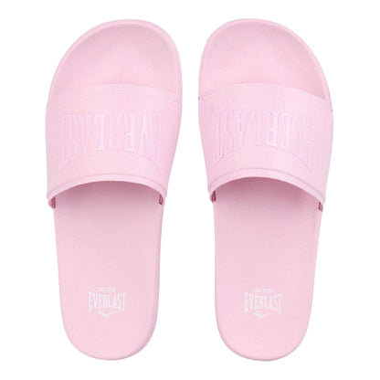 Baby Pink - Side - Everlast Womens-Ladies Logo Sliders