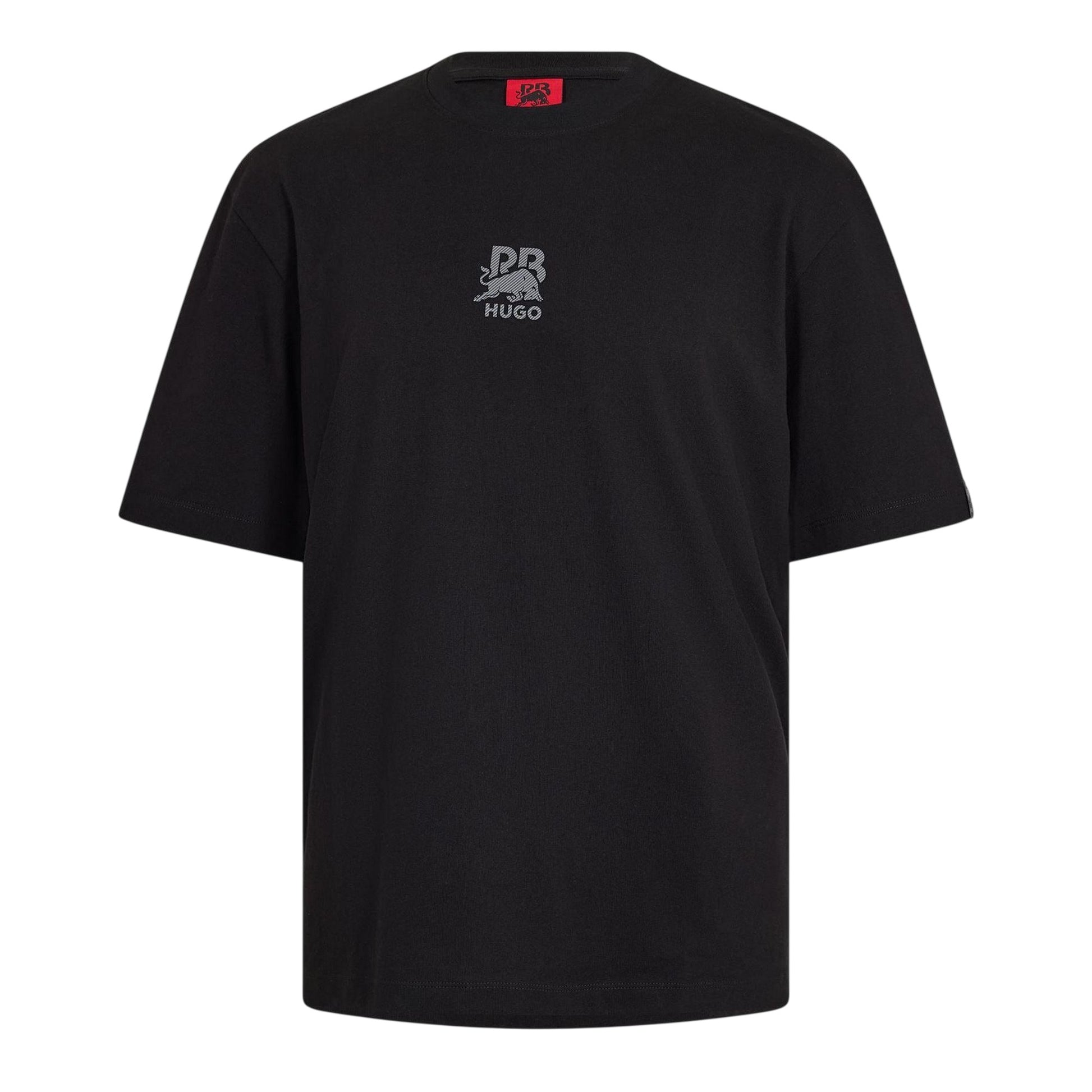 Black - Front - Hugo Unisex Adult Red Bull T-Shirt