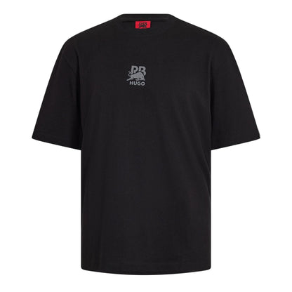 Black - Front - Hugo Unisex Adult Red Bull T-Shirt