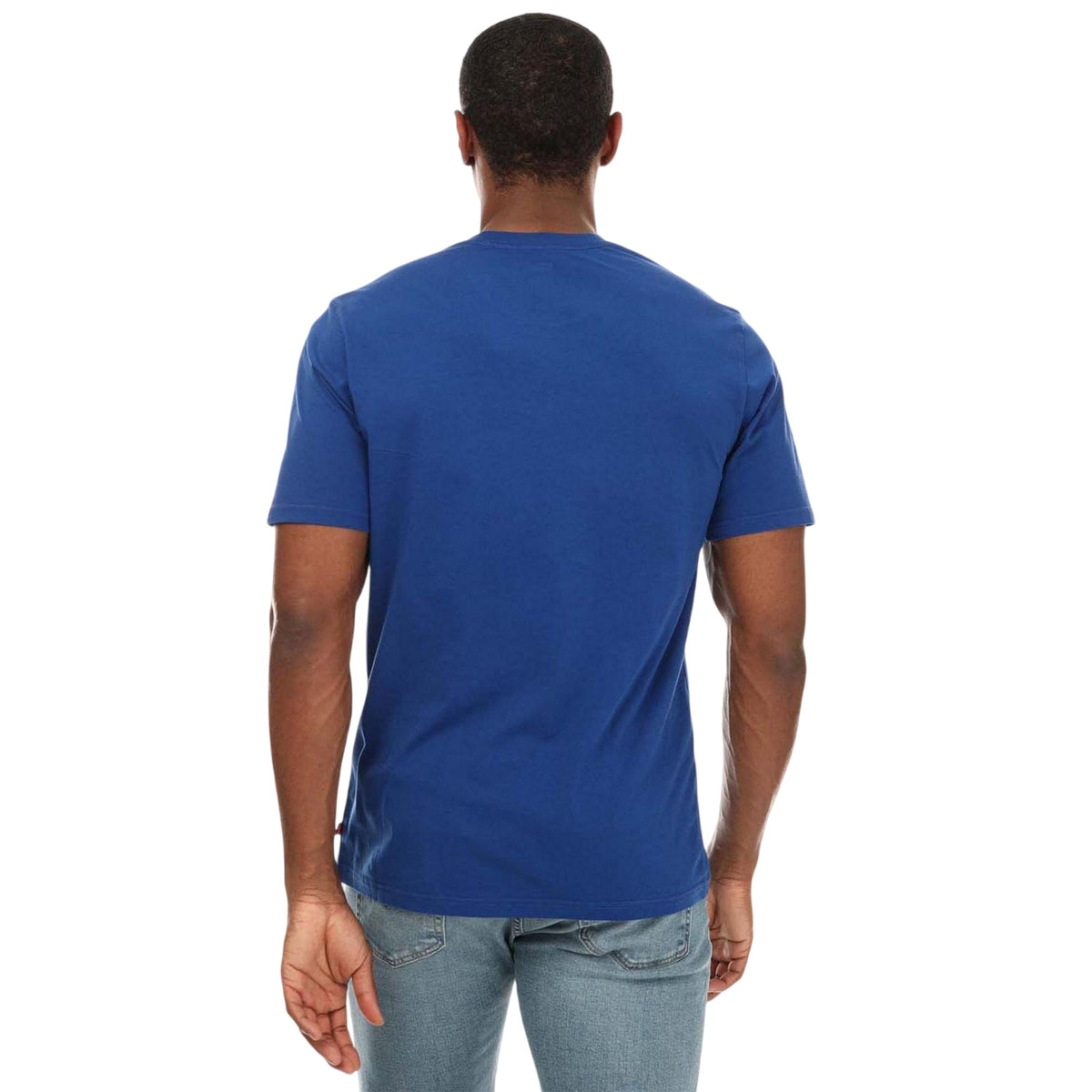 Dark Blue - Back - Levis Mens Logo Crew Neck Relaxed Fit T-Shirt