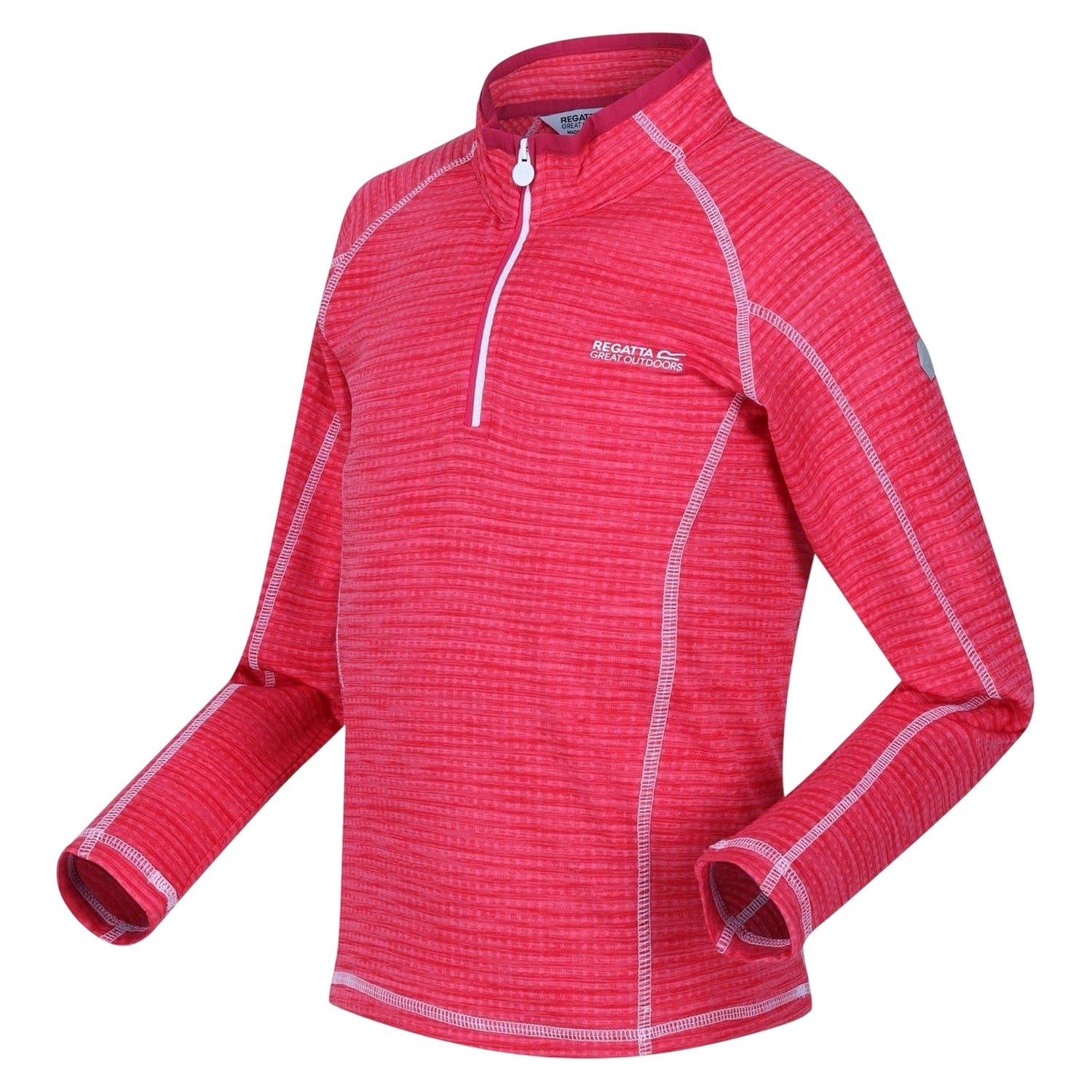 Pink Potion - Lifestyle - Regatta Childrens-Kids Berley Horizontal Stripe Sweatshirt