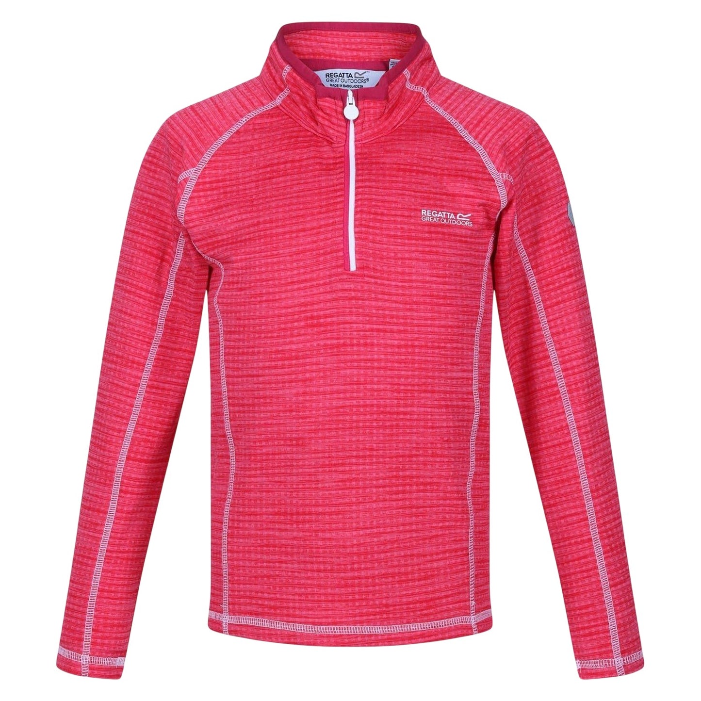 Pink Potion - Front - Regatta Childrens-Kids Berley Horizontal Stripe Sweatshirt