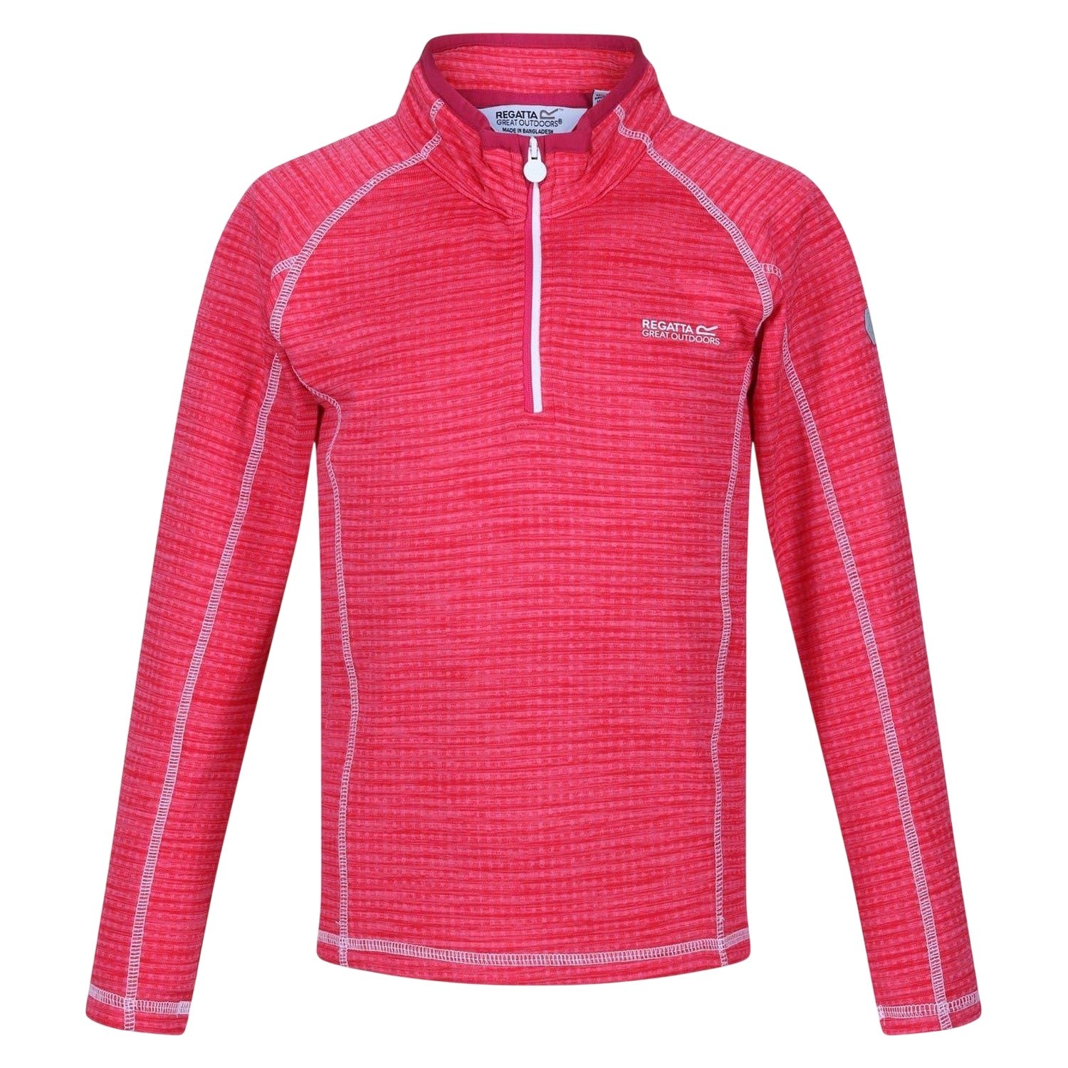 Pink Potion - Front - Regatta Childrens-Kids Berley Horizontal Stripe Sweatshirt