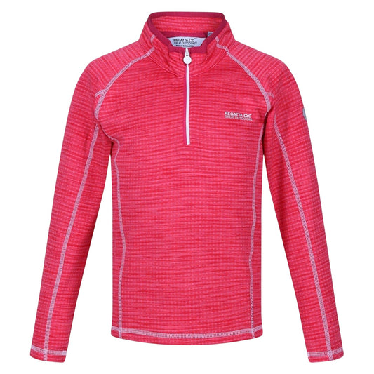 Pink Potion - Front - Regatta Childrens-Kids Berley Horizontal Stripe Sweatshirt