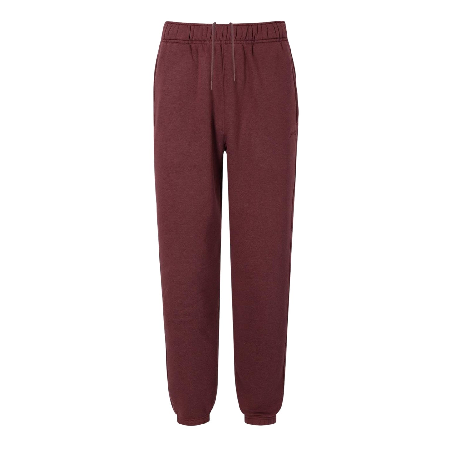 Burgundy - Front - Slazenger Mens Fleece Cuffed Jogging Bottoms