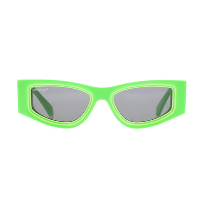 Green - Front - Off White Andy Geometric Sunglasses