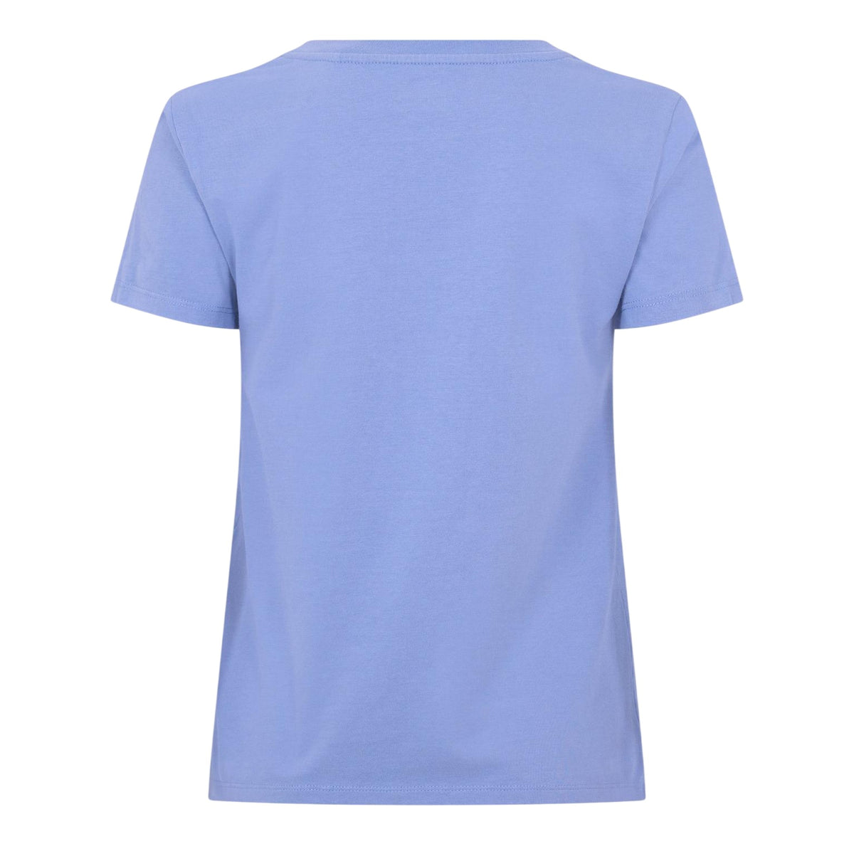 Blue - Back - Levis Womens-Ladies Perfect Logo V Neck T-Shirt