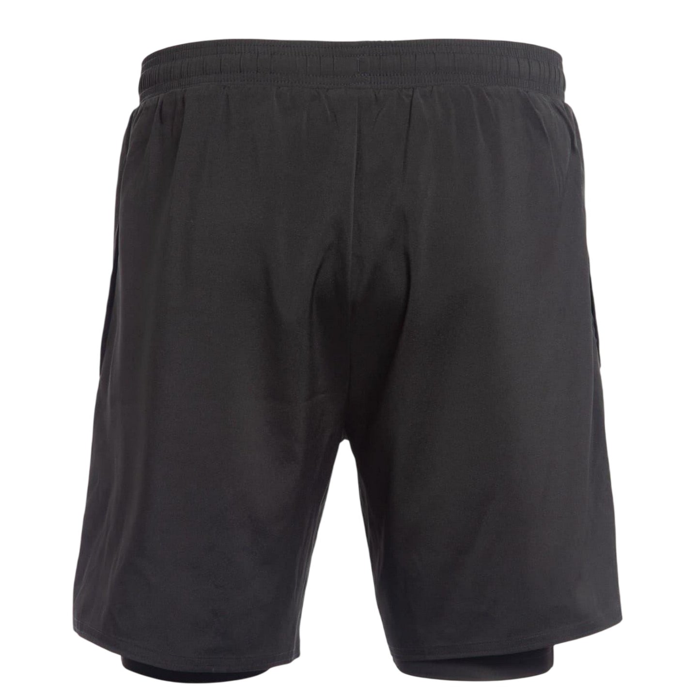 Black - Back - Karrimor Mens 2 in 1 Running Shorts