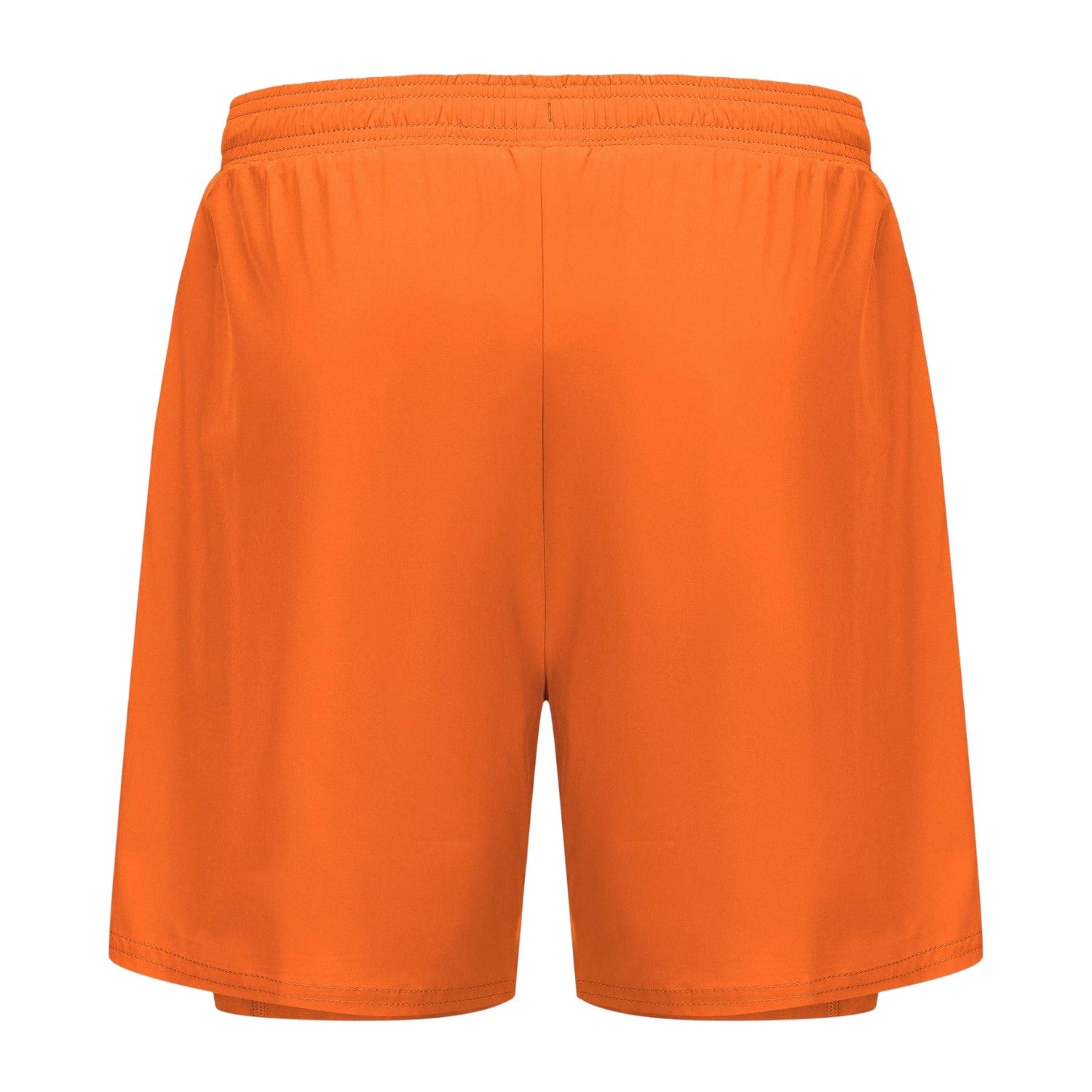 Fire Orange - Back - Karrimor Mens 2 in 1 Running Shorts