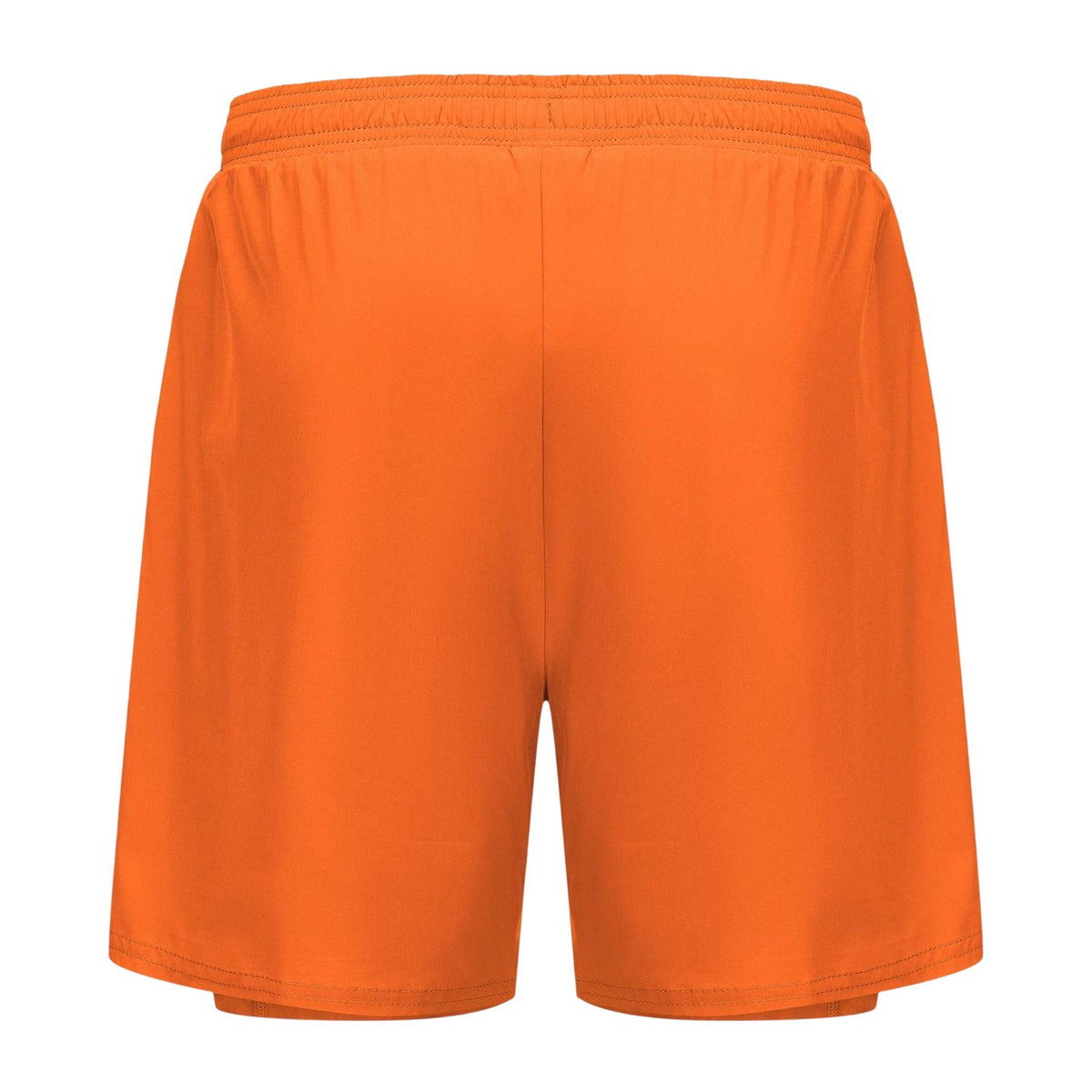 Fire Orange - Back - Karrimor Mens 2 in 1 Running Shorts