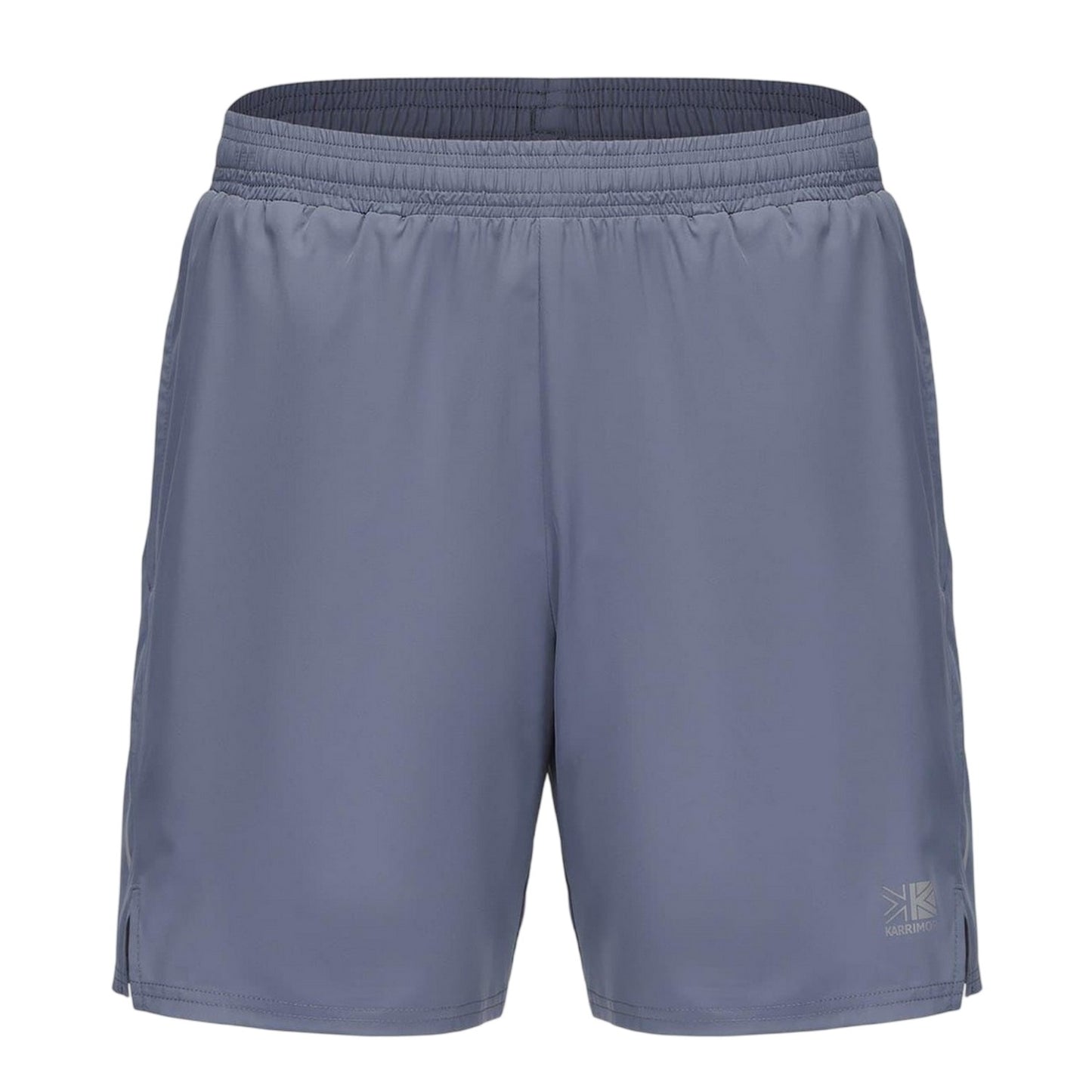 Stone Grey - Front - Karrimor Mens 2 in 1 Running Shorts