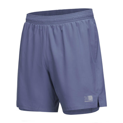 Baja Blue - Back - Karrimor Mens 2 in 1 Running Shorts
