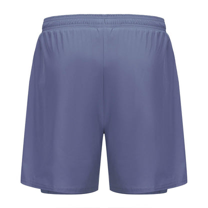 Baja Blue - Side - Karrimor Mens 2 in 1 Running Shorts