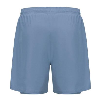 Bold Blue - Back - Karrimor Mens 2 in 1 Running Shorts