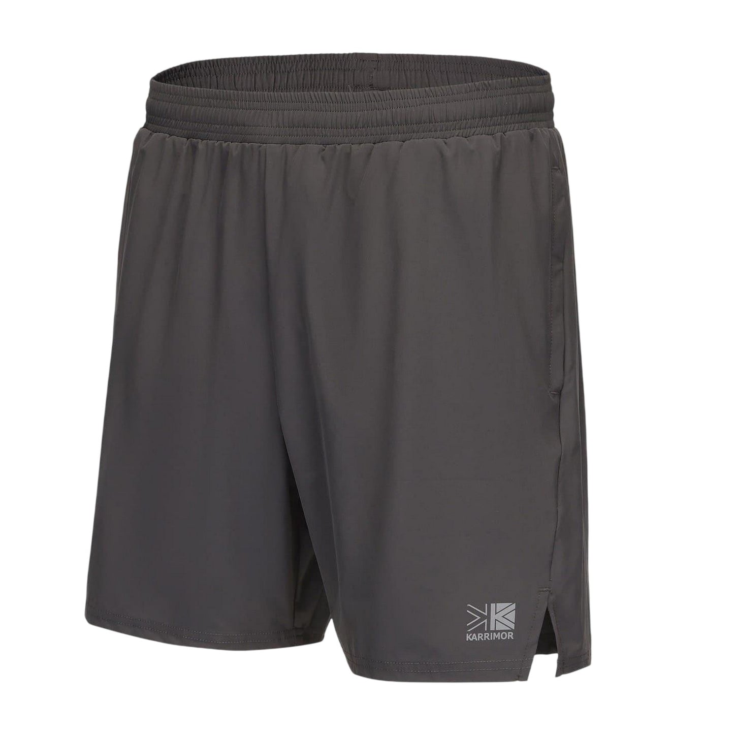 Charcoal - Side - Karrimor Mens 2 in 1 Running Shorts