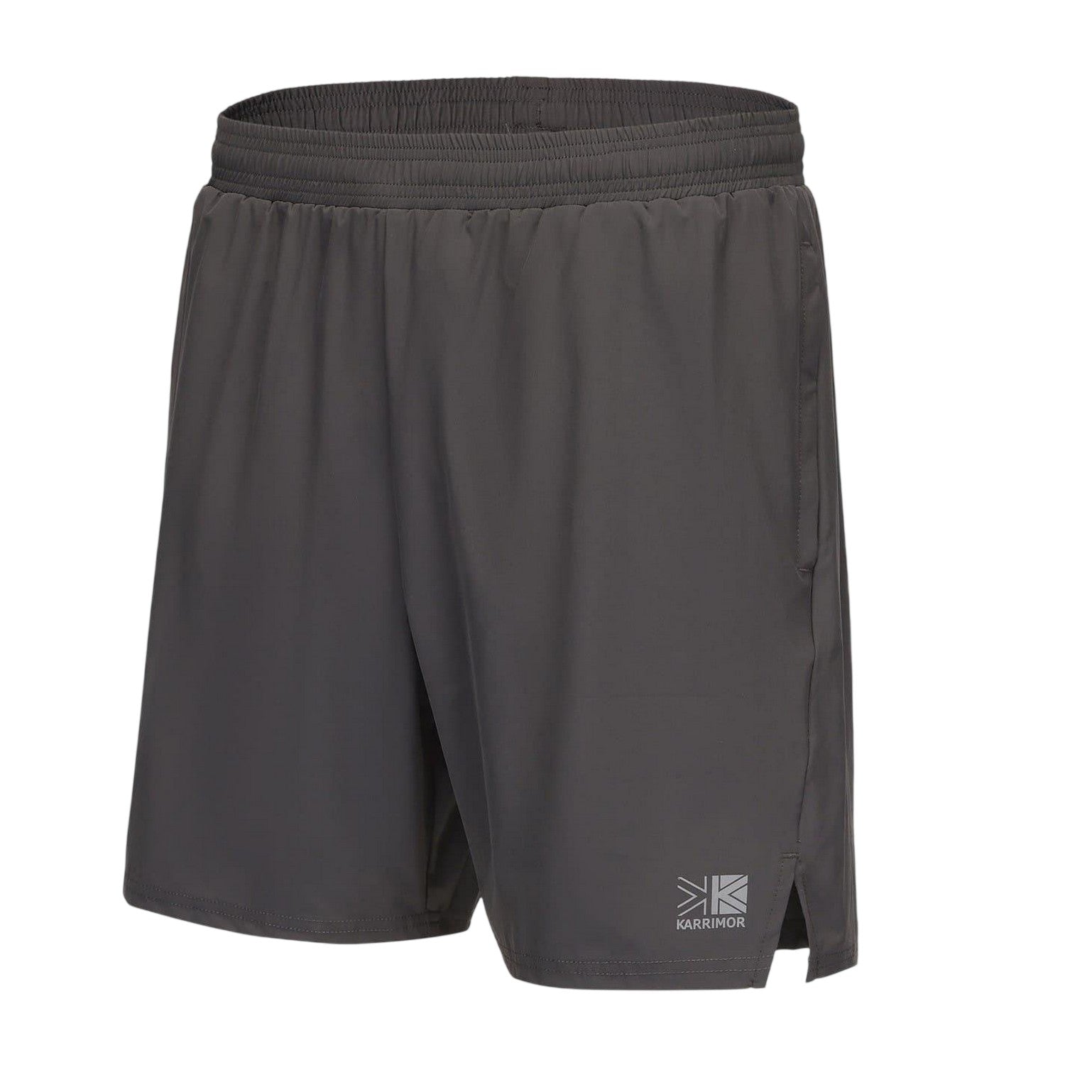 Charcoal - Side - Karrimor Mens 2 in 1 Running Shorts