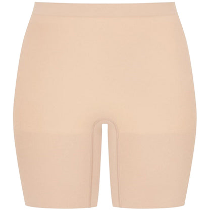 Nude - Front - Spanx Womens-Ladies Nylon Seamless Shaping Shapewear Shorts