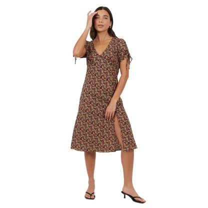 Green - Lifestyle - Brave Soul Womens-Ladies Wrap Dress