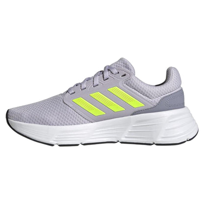 Silver-Violet - Pack Shot - Adidas Womens-Ladies Galaxy 6 Trainers