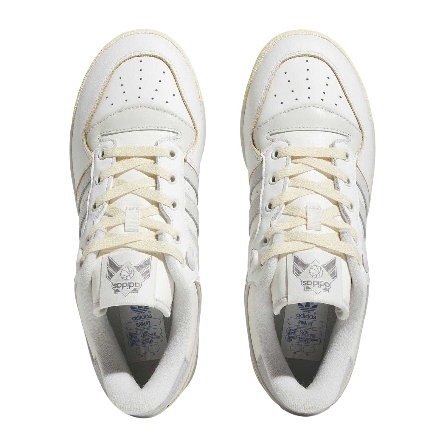White-Grey - Lifestyle - Adidas Mens Rivalry Low Cut Trainers