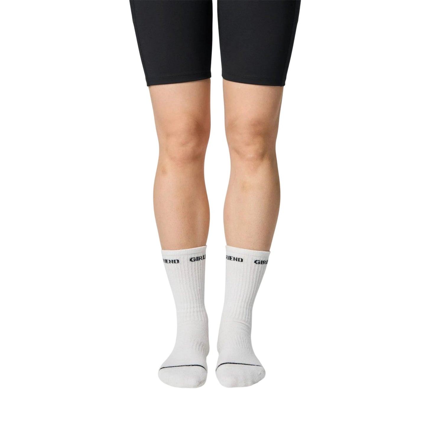 White-Black - Back - Girlfriend Collective Womens-Ladies Socks (Pack of 3)