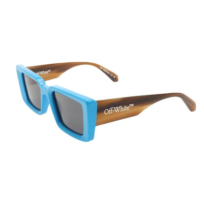 Blue - Back - Off White Womens-Ladies Savannah Square Sunglasses
