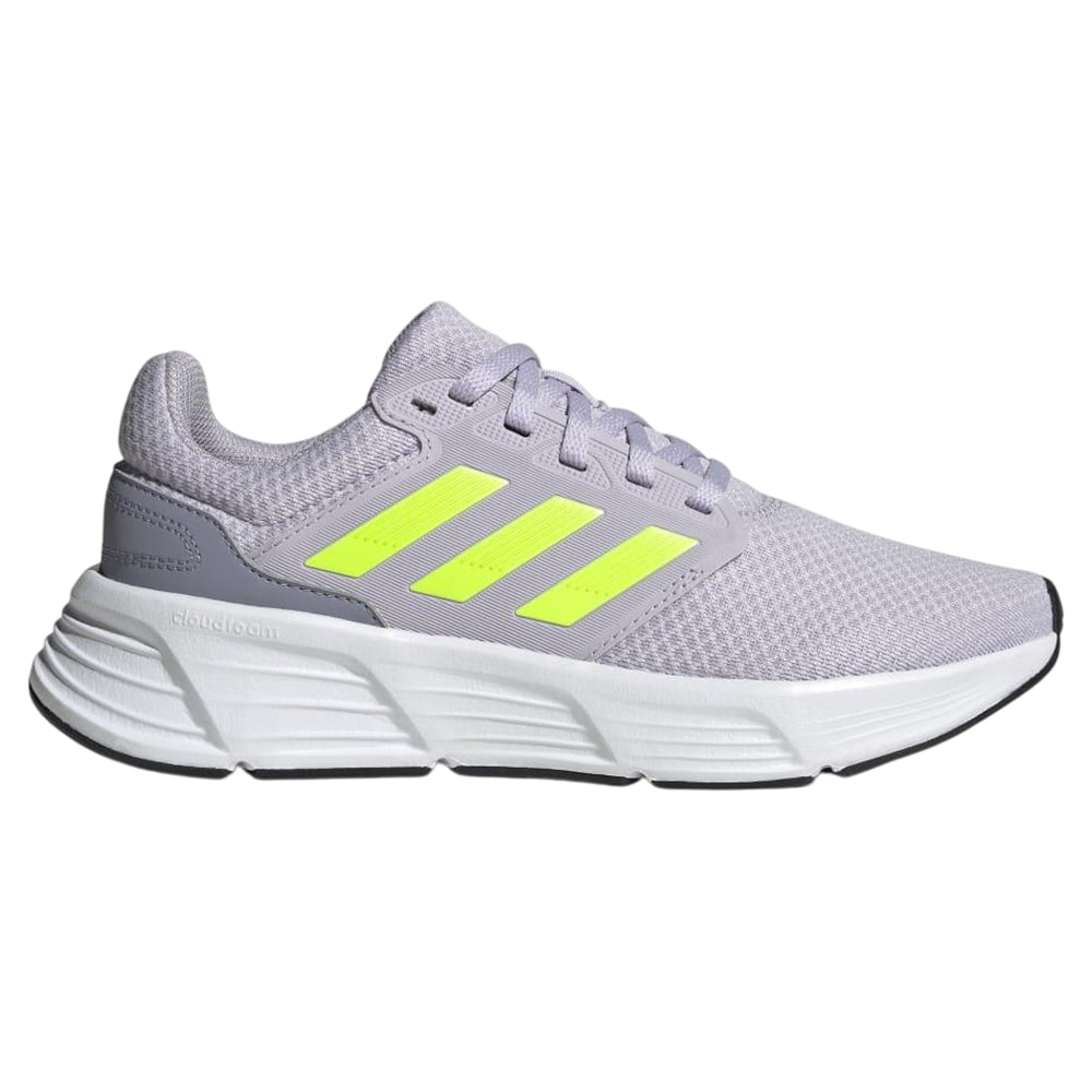Silver-Violet - Back - Adidas Womens-Ladies Galaxy 6 Trainers