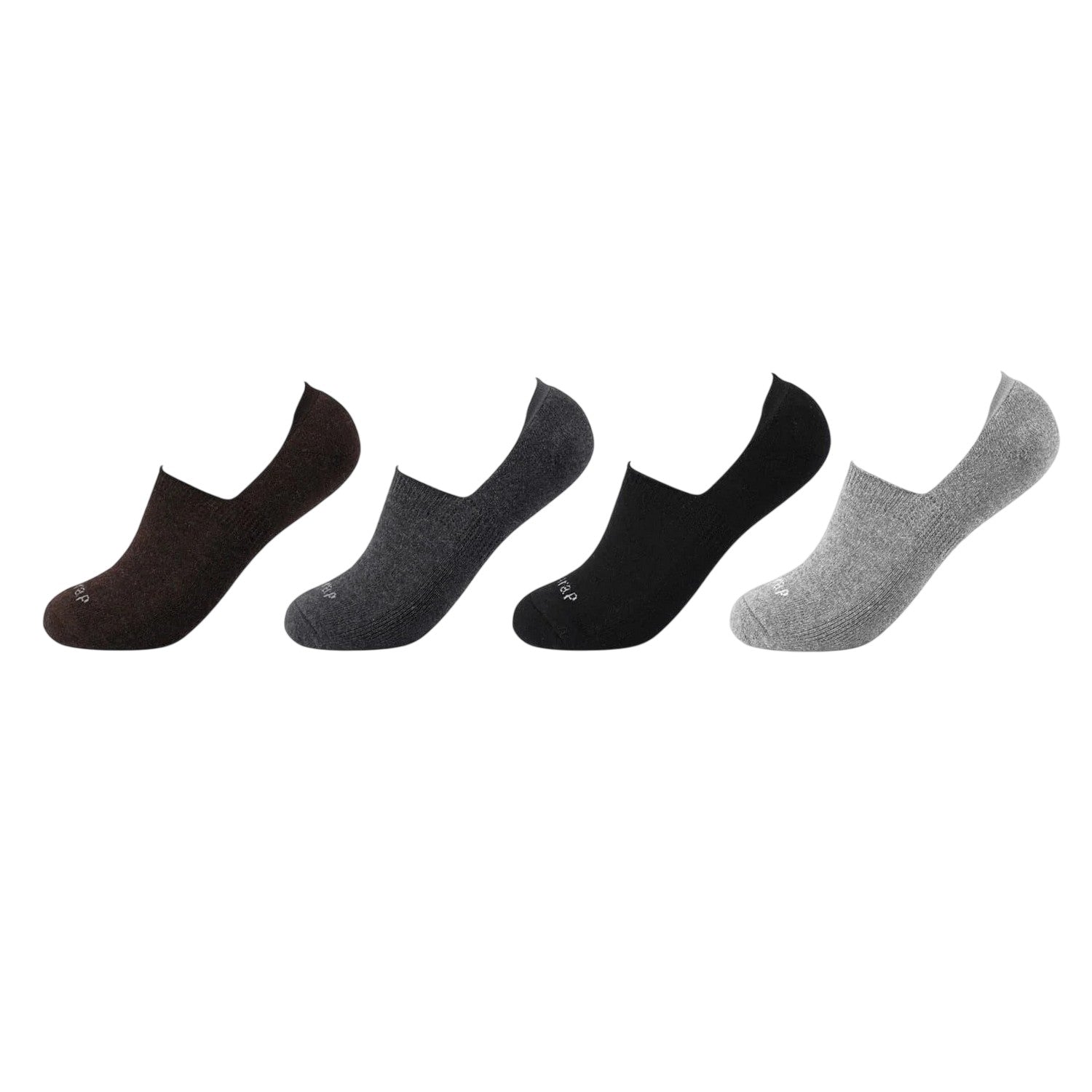 Multicoloured - Front - Firetrap Mens No-Show Socks (Pack of 4)