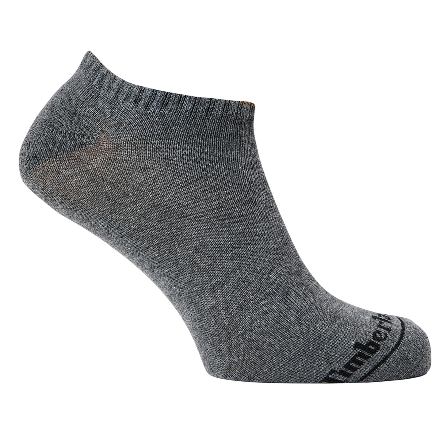 Dark Grey Heather - Front - Timberland Unisex Adult Core No-Show Socks (Pack of 3)