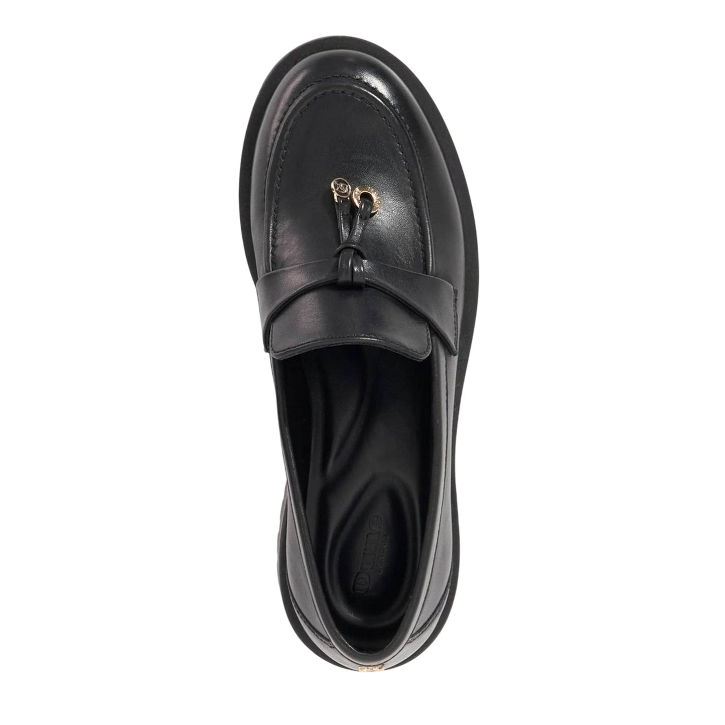 Black - Lifestyle - Dune London Womens-Ladies Garretts Leather Loafers