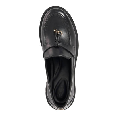 Black - Lifestyle - Dune London Womens-Ladies Garretts Leather Loafers
