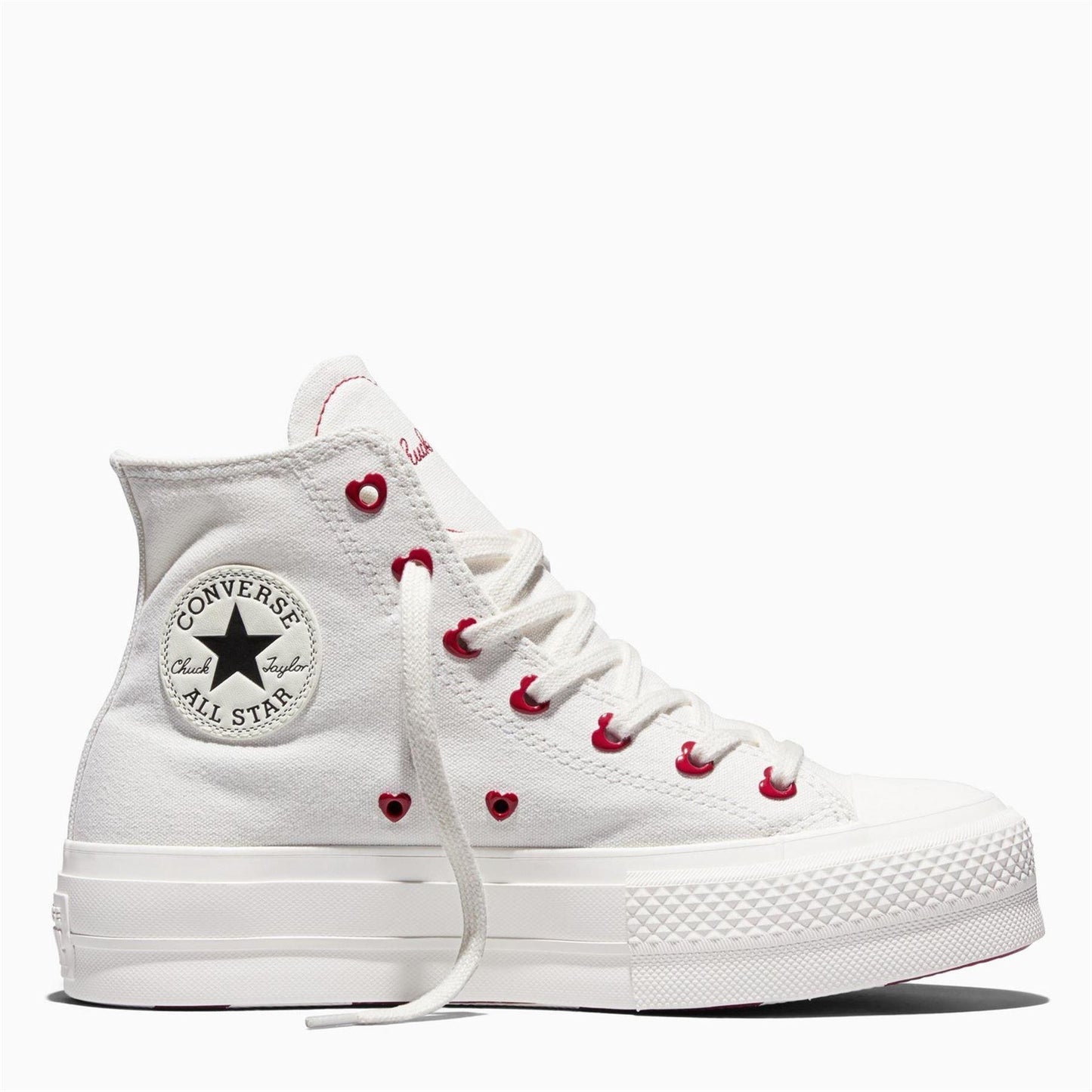 White-Egret - Front - Converse Unisex Adult All Star Canvas High Top Trainers