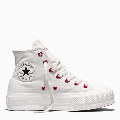 White-Egret - Front - Converse Unisex Adult All Star Canvas High Top Trainers