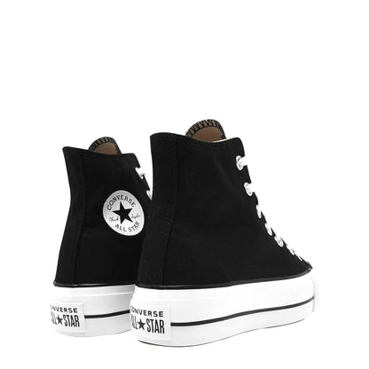 Black-White - Pack Shot - Converse Unisex Adult All Star Canvas High Top Trainers