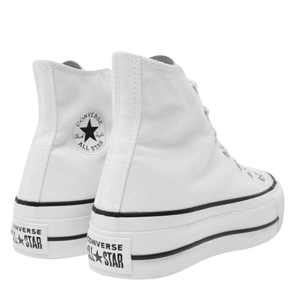 White - Pack Shot - Converse Unisex Adult All Star Canvas High Top Trainers