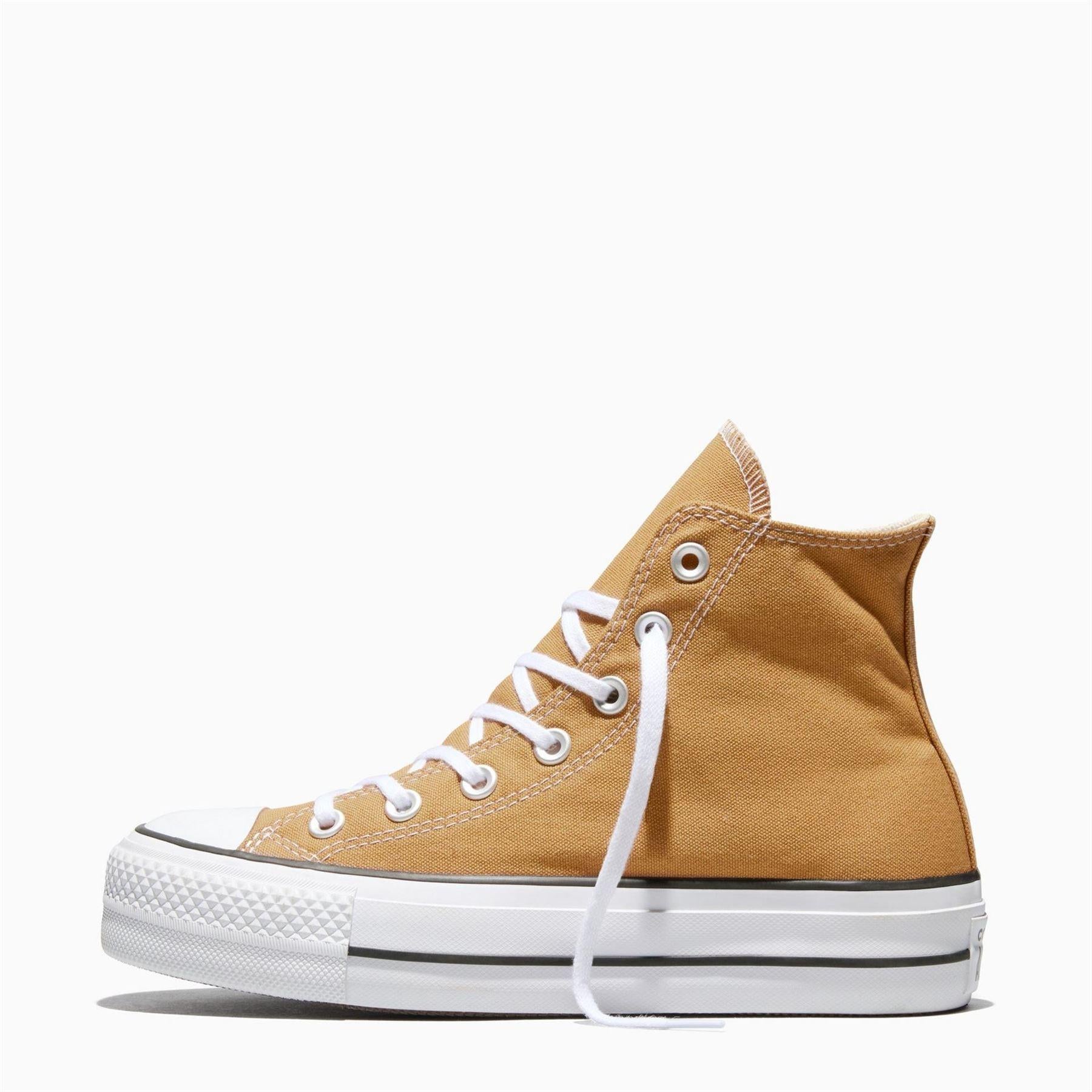 Brown Honey - Back - Converse Unisex Adult All Star Canvas High Top Trainers