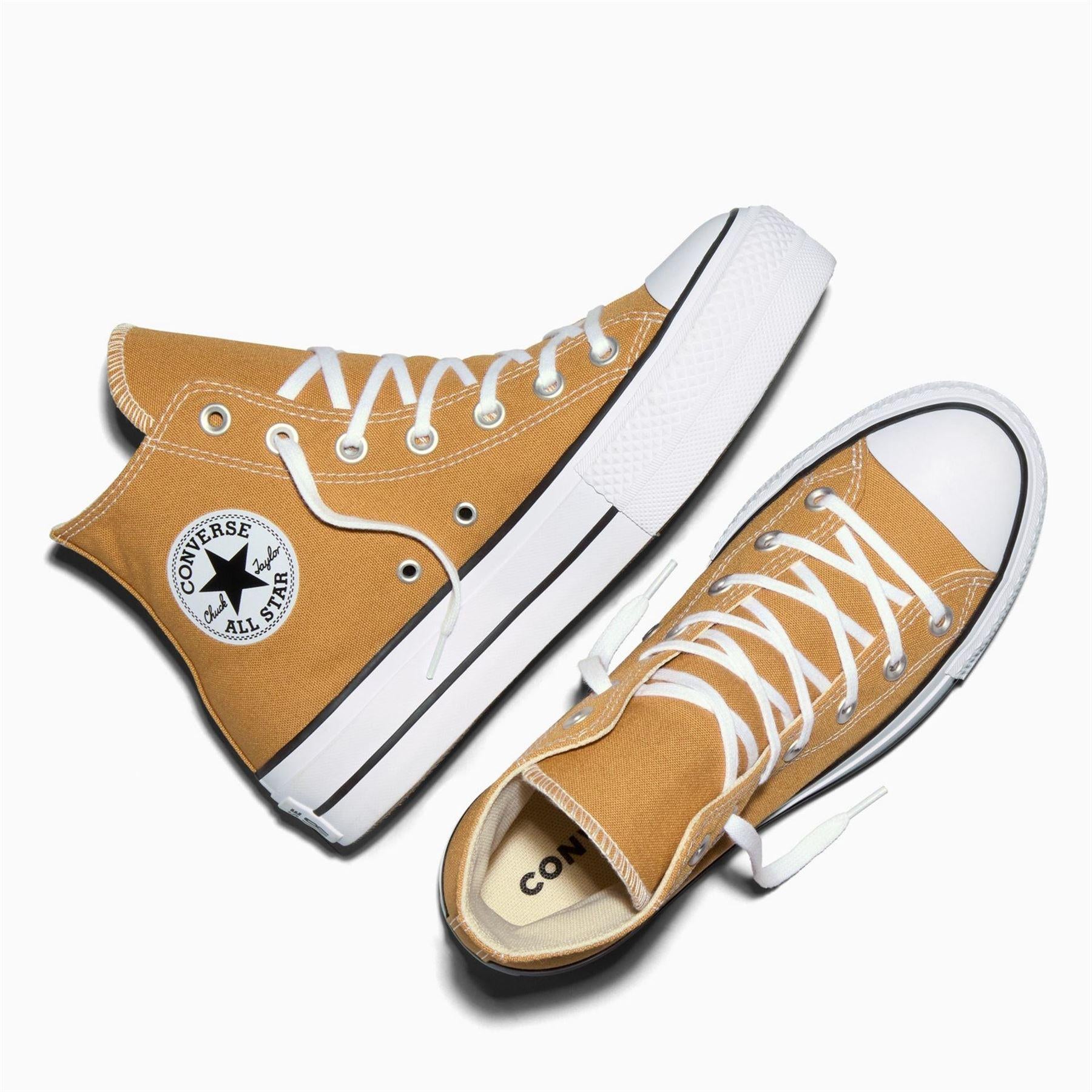 Brown Honey - Lifestyle - Converse Unisex Adult All Star Canvas High Top Trainers