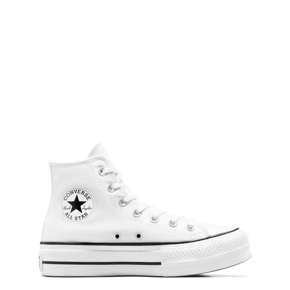 White - Front - Converse Unisex Adult All Star Canvas High Top Trainers