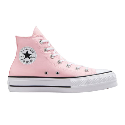 Pink - Front - Converse Unisex Adult All Star Canvas High Top Trainers