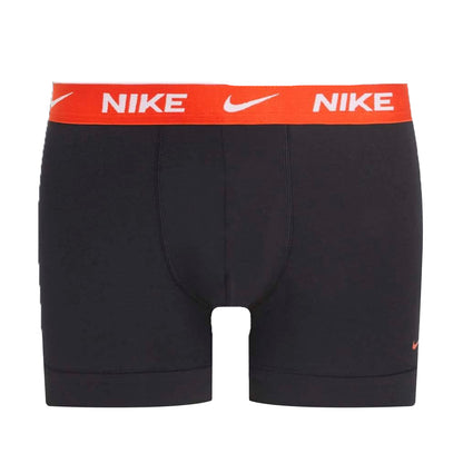 Black-Orange-Purple - Back - Nike Mens Boxer Shorts (Pack of 3)
