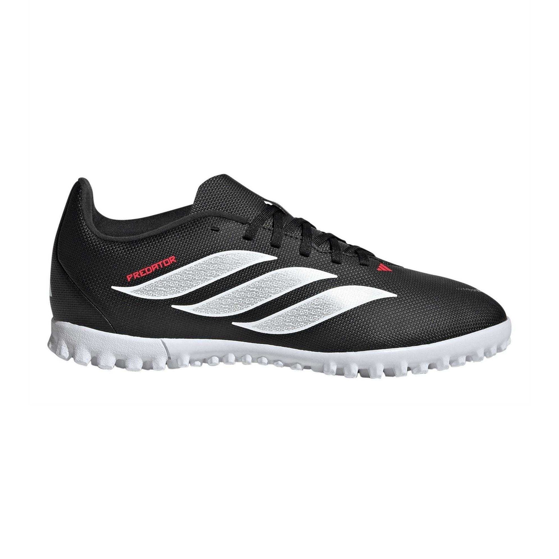Black-Red - Lifestyle - Adidas Womens-Ladies Predator Club Astro Turf Trainers