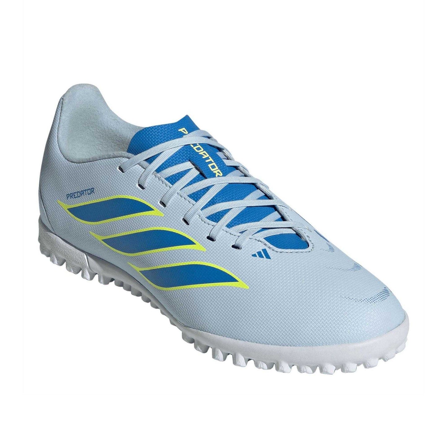 Blue-Yellow - Front - Adidas Womens-Ladies Predator Club Astro Turf Trainers