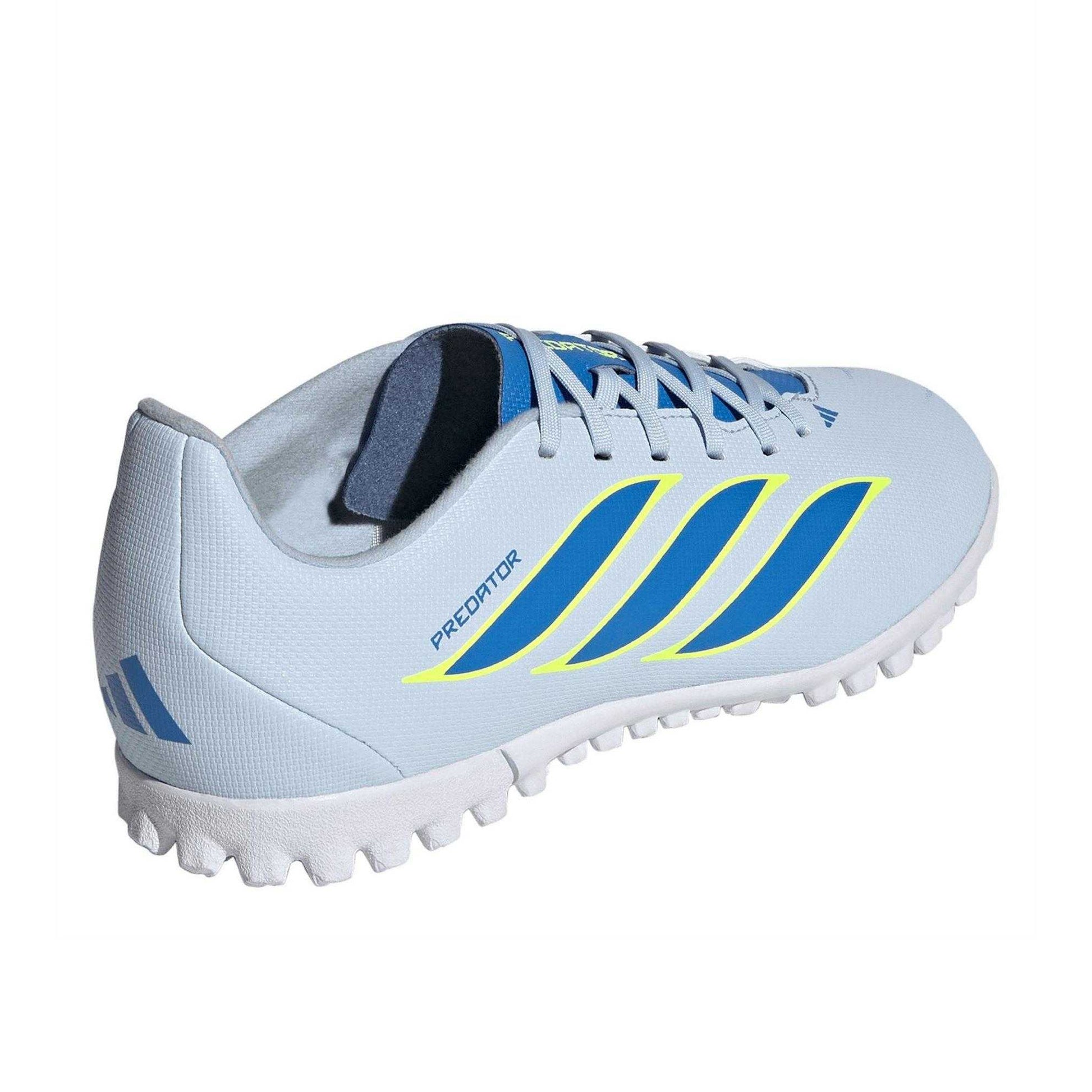 Blue-Yellow - Back - Adidas Womens-Ladies Predator Club Astro Turf Trainers