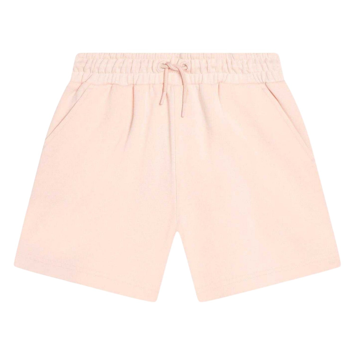 Pale Pink - Front - Kenzo Childrens-Kids Bermuda Logo Sweat Shorts