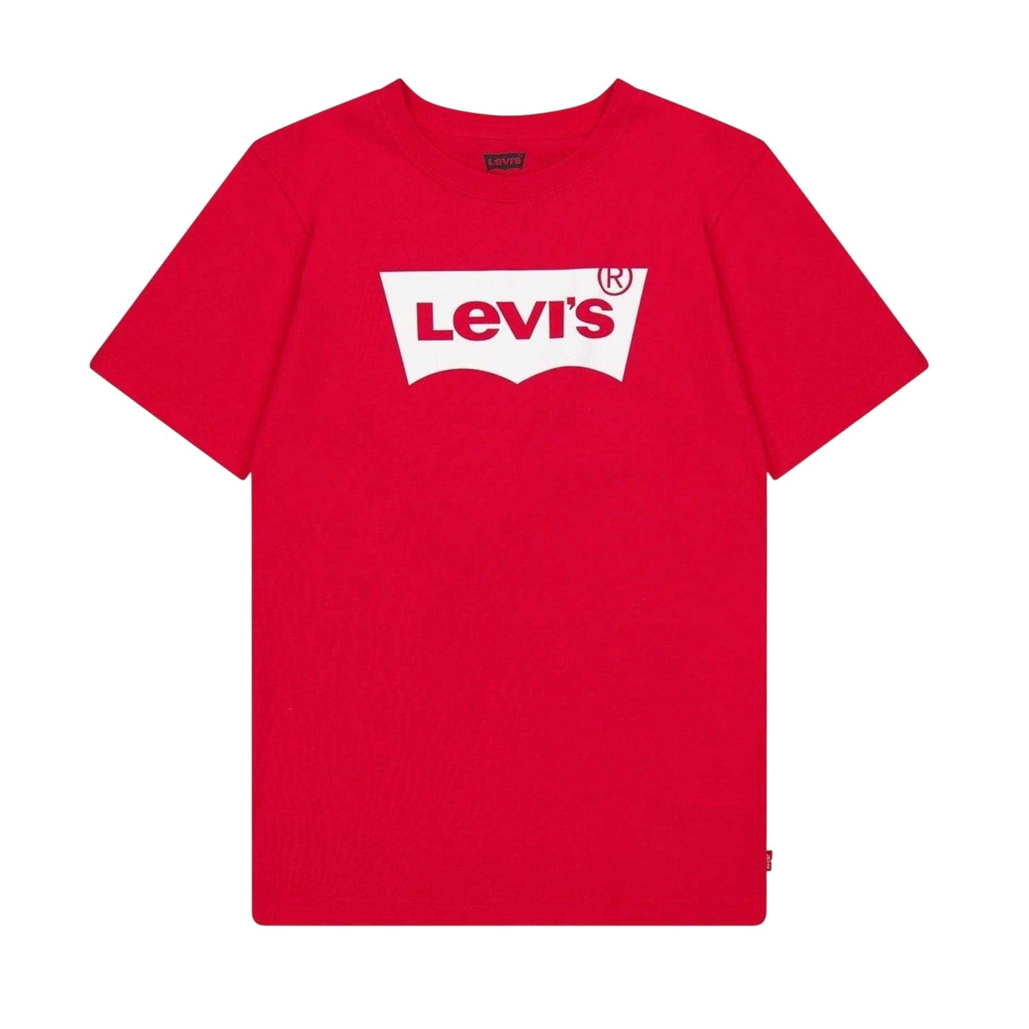 Red - Front - Levis Boys Batwing Logo T-Shirt
