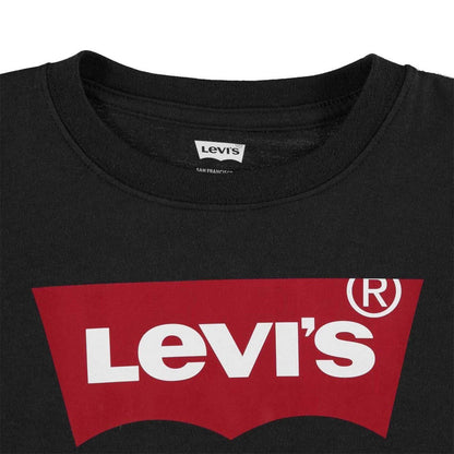 Black - Side - Levis Boys Batwing Logo T-Shirt