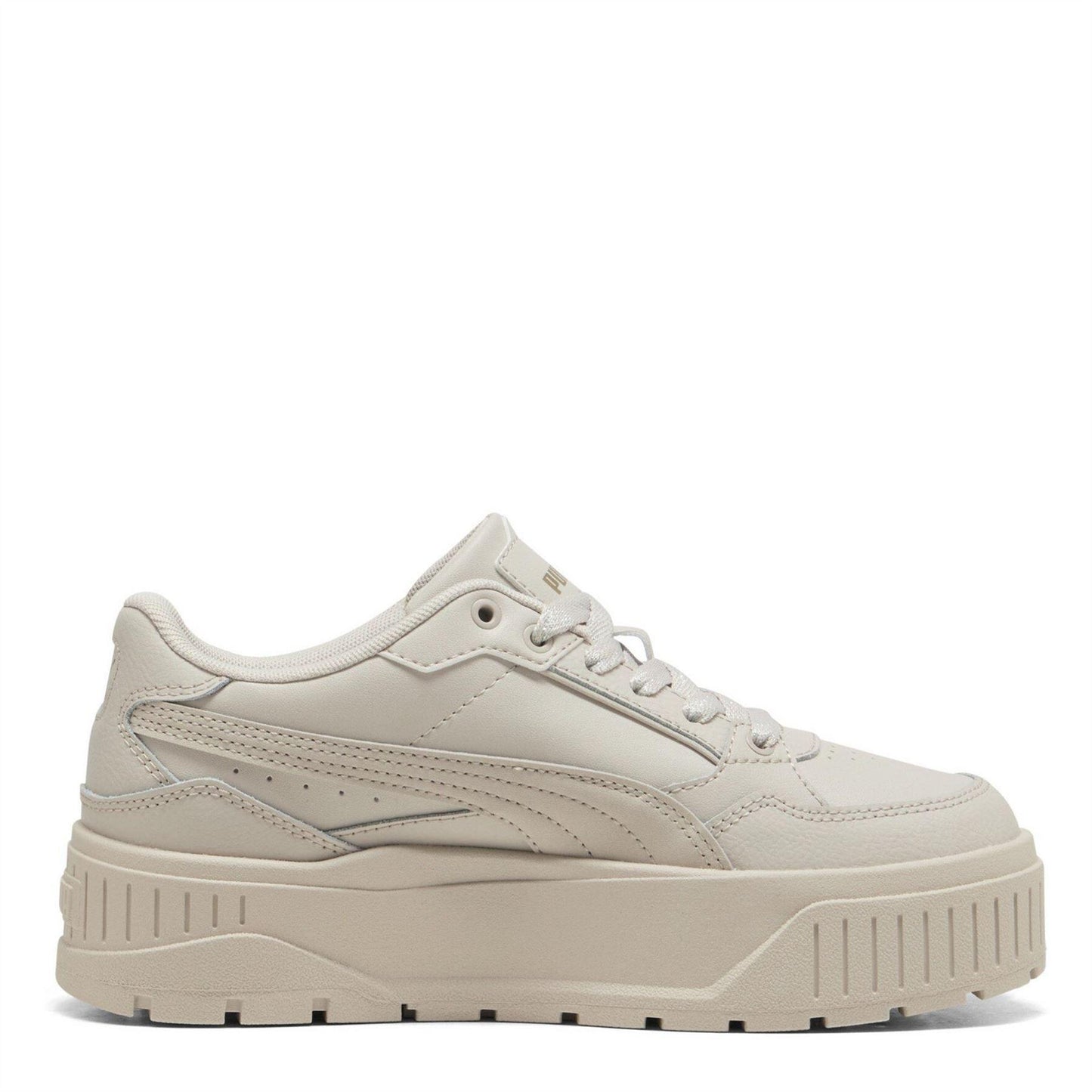 Silver - Lifestyle - Puma Womens-Ladies II Jr Low Top Platform Trainers