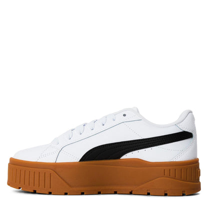 White-Black-Gum - Front - Puma Womens-Ladies II Jr Low Top Platform Trainers